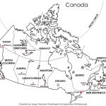 Free Printable Map Canada Provinces Capitals   Google Search | Free Printable Map Of Canada Worksheet