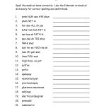 Free Printable Medical Terminology Worksheets Cakepins | Daily | Free Printable Health Worksheets For Middle School