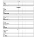 Free Printable Monthly Budget Worksheet |  Detailed Budget | Monthly Spending Worksheet Printable