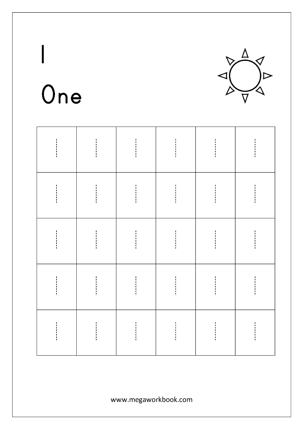Free Printable Number Tracing And Writing (1-10) Worksheets - Number | Number One Worksheet Preschool Printable Activities