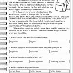 Free Printable Reading Comprehension Worksheets For 5Th Grade   Free | Third Grade Reading Worksheets Free Printable