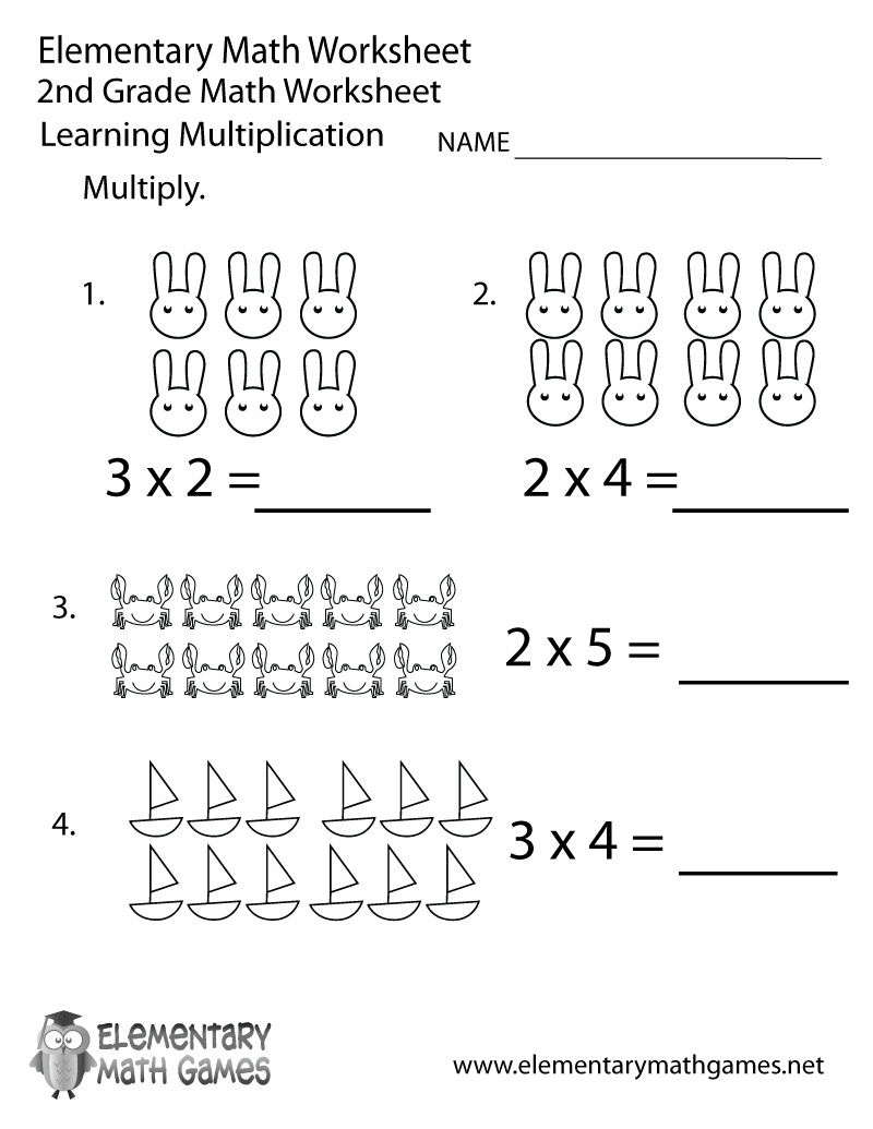 Free Printable Second Grade Math Worksheets » High School Worksheets | Free Printable Second Grade Math Worksheets