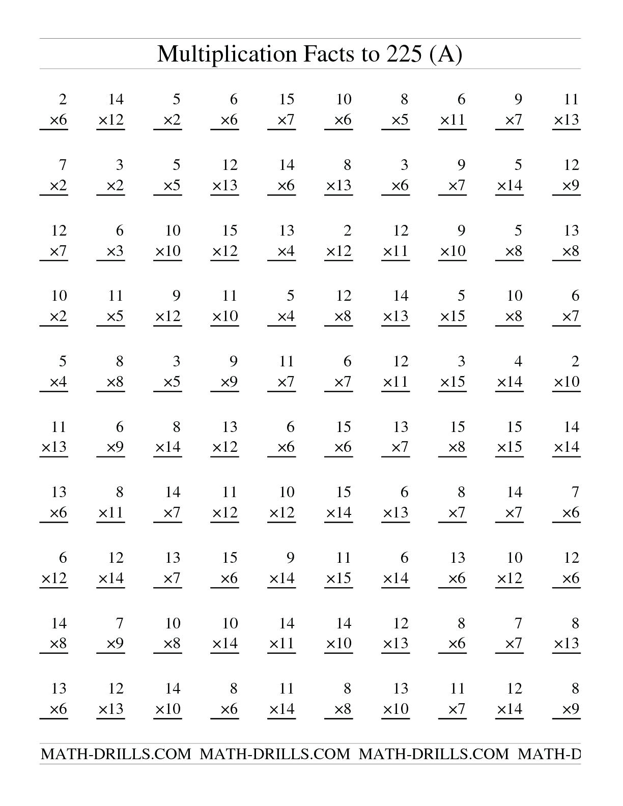Free Printable Table Number Math Times Math Solver Graph – Upskill | Free Printable Math Worksheets Multiplication Facts