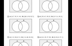 Free, Printable Venn Diagrams Worksheet – These Are Good For | Free Printable Venn Diagram Math Worksheets