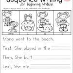 Free Sequence Writing For Beginning Writers | Dear Teachers | Free Printable Sequencing Worksheets For 1St Grade