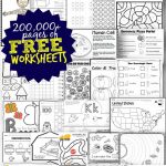 Free Worksheets   200,000+ For Prek 6Th | 123 Homeschool 4 Me | Printable Worksheets Com