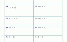 Free Printable Math Worksheets Pre Algebra