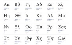 Greek Alphabet Printable Worksheets