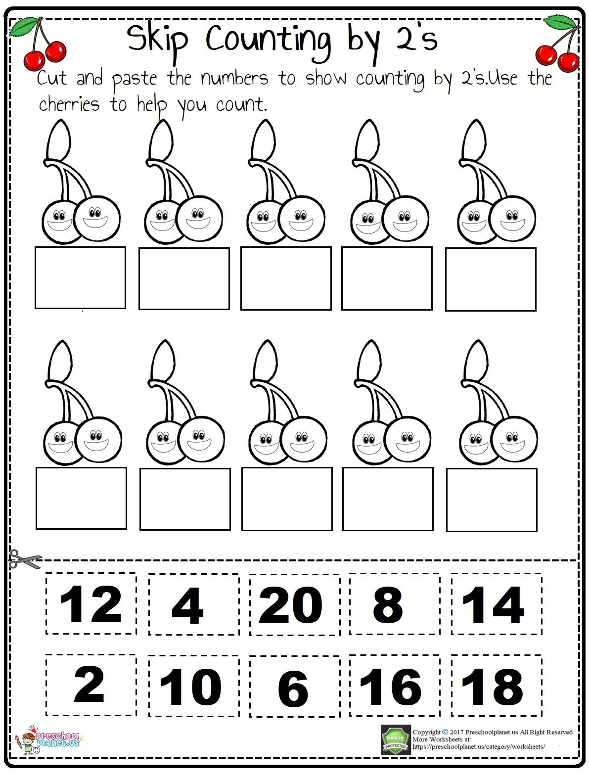Here Is Printable Counting2&amp;#039;s Worksheet For Kindergarten | Counting In Twos Worksheet Printable