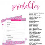 Household Binder Free Printables   Sarah Titus | Free Printable Home Organization Worksheets