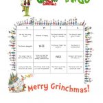 How The Grinch Stole Christmas (2000 Film) Bingo Worksheet   Free | Free Printable Grinch Worksheets