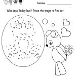 Kindergarten Valentine's Day Activities Worksheet Printable | Cute | Free Printable Preschool Valentine Worksheets