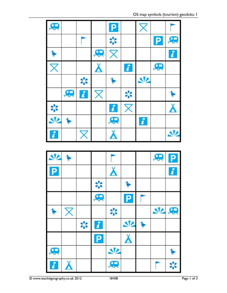 Ks3 | Map Skills | Teachit Geography | Geography Worksheets Ks3 ...