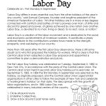 Labor Day  What You Need To Know (Free Worksheet!) | Squarehead Teachers | Free Printable Labor Day Worksheets