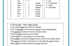 Laundry Worksheet – Free Esl Printable Worksheets Madeteachers | Laundry Worksheets Printable