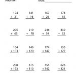 Learn And Practice Addition With This Printable 3Rd Grade Elementary | Printable Elementary Math Worksheets