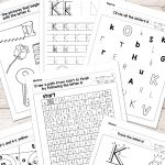 Letter K Worksheets   Alphabet Series   Easy Peasy Learners | Letter K Worksheets Printable