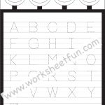 Letter Tracing Worksheet – Capital Letters / Free Printable | Capital Alphabets Tracing Worksheets Printable