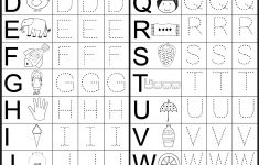 Printable Worksheets For Preschoolers The Alphabets