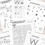 Letter W Worksheets   Alphabet Series   Easy Peasy Learners | Free Printable Letter Recognition Worksheets