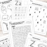 Letter Z Worksheets   Alphabet Series   Easy Peasy Learners | Letter Z Worksheets Free Printable