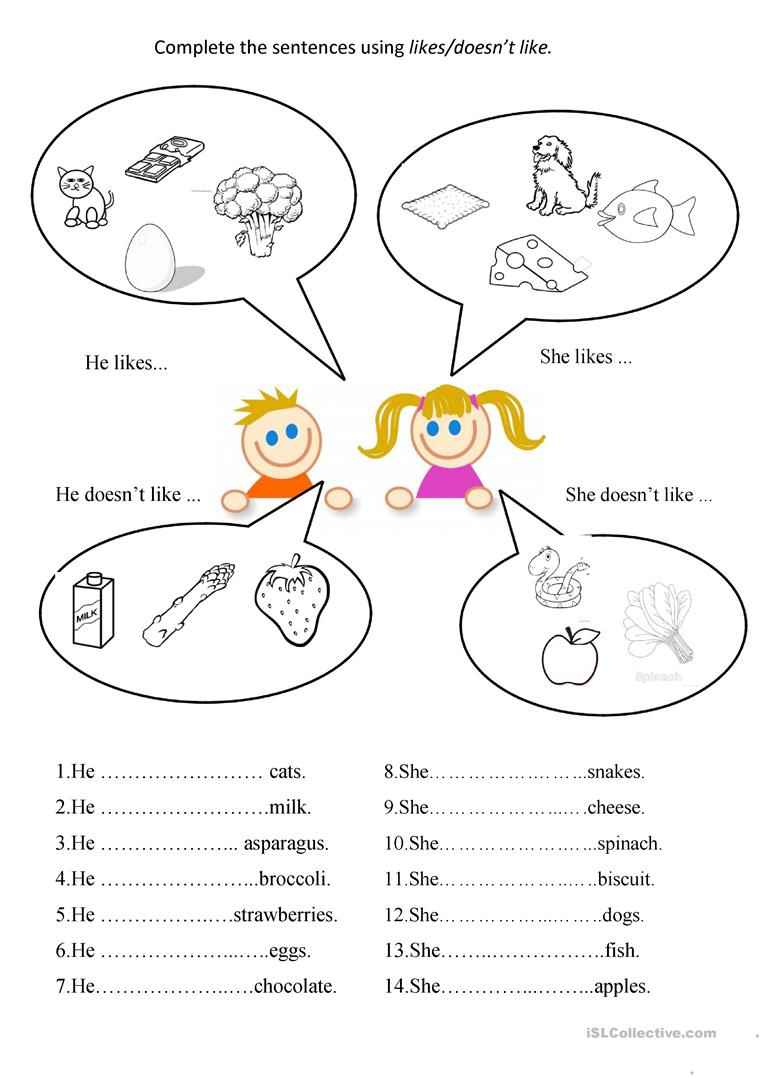 Wordwall French Likes And Dislikes