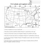 Longitude And Latitude Printable Worksheet | Latitude And Longitude | Latitude And Longitude Worksheets Free Printable