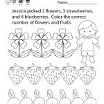 Math Coloring Worksheet   Free Kindergarten Learning Worksheet For | Free Printable Math Mystery Picture Worksheets
