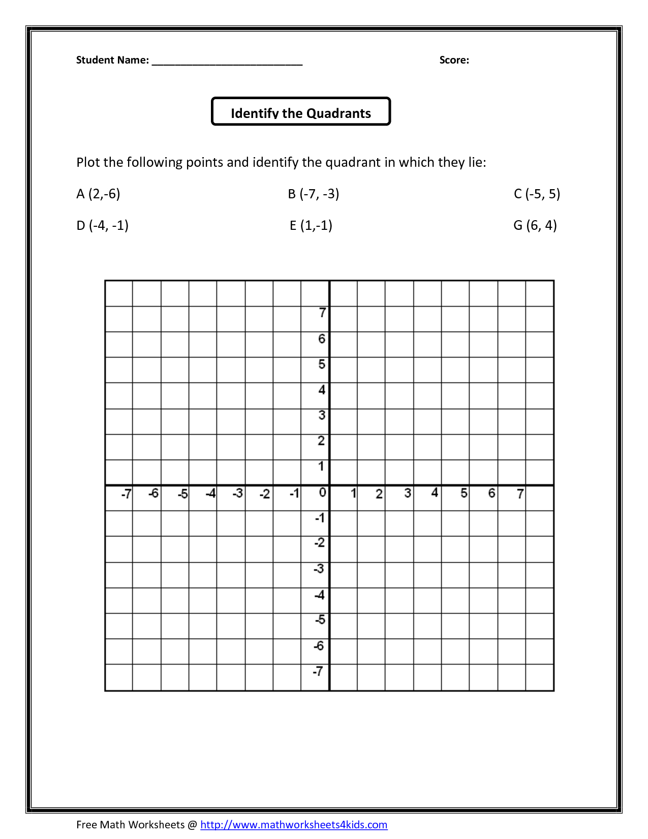Math Coordinates Worksheets Worksheets For Coordinate Grid And Free Printable Coordinate 