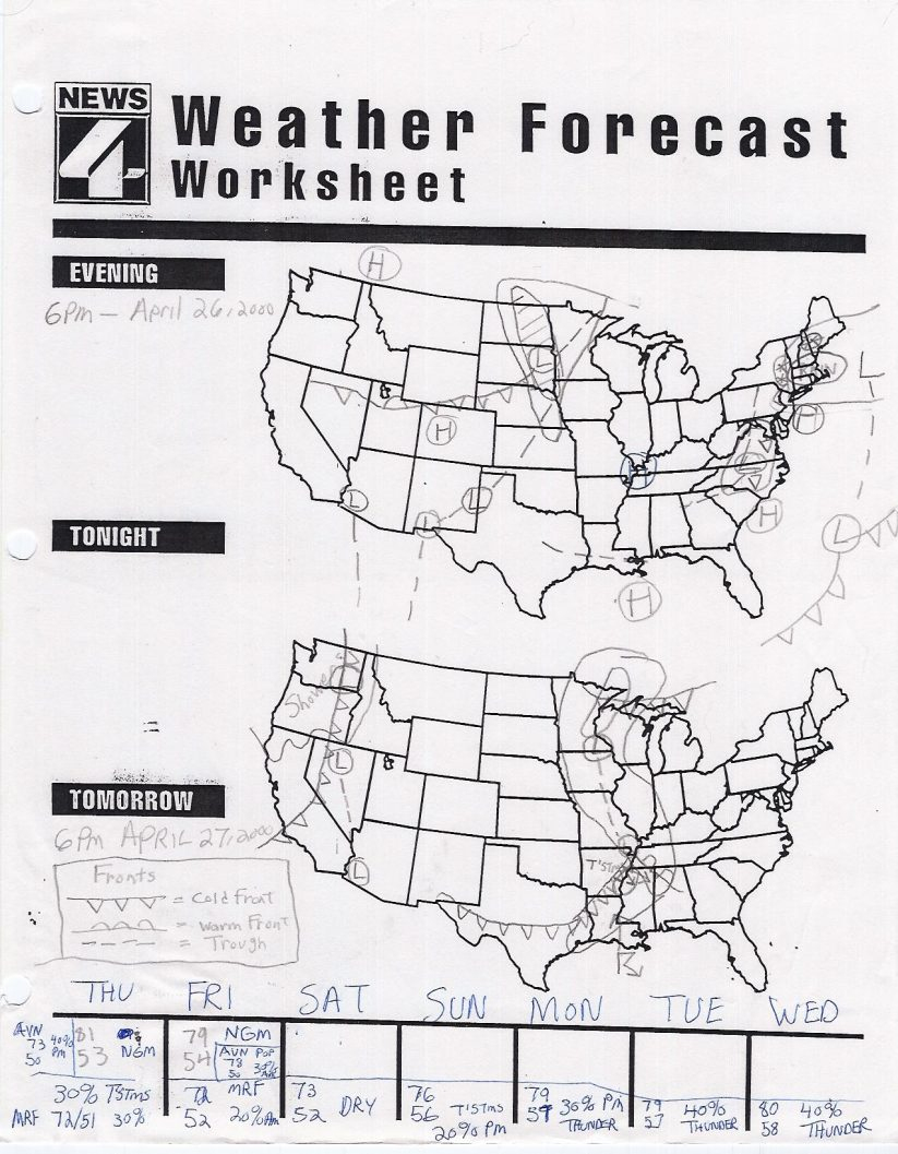 Free Printable Weather Map Worksheets Printable Worksheets