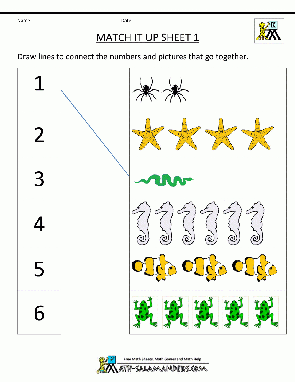 Math Worksheets Kindergarten | Free Printable Worksheets For Children