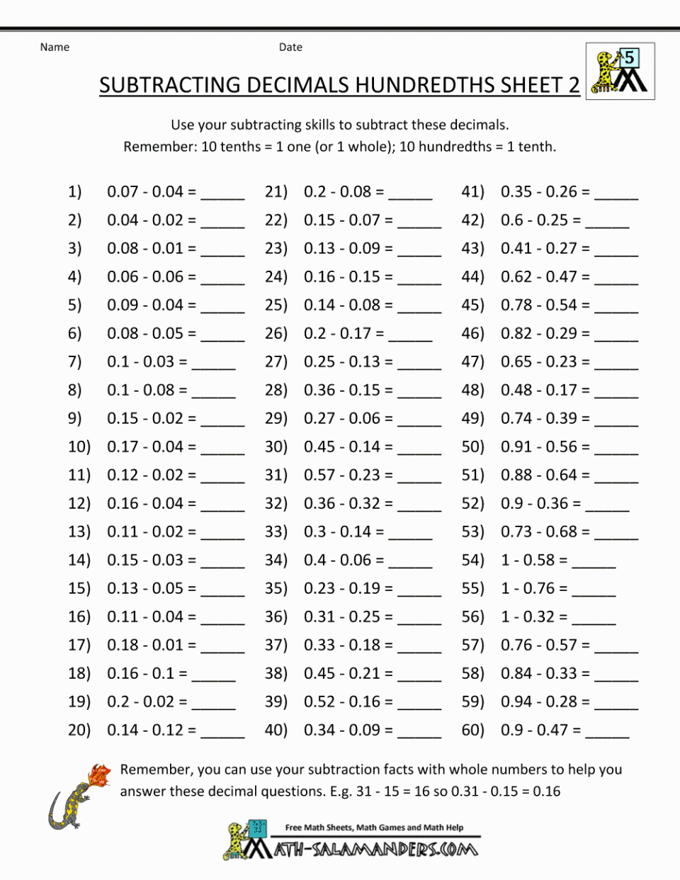 Math Worksheets Kindergarten Practice Subtracting Worksheet - Free | Printable Maths Worksheets Uk