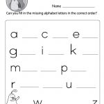 Missing Letter Worksheets (Free Printables)   Doozy Moo | Fill In The Missing Letters In Words Printable Worksheets