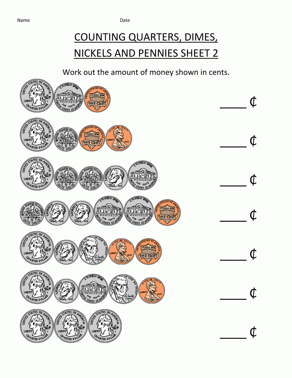 Money Math Worksheets For Kids | Learning Printable | Kids | Printable Money Math Worksheets