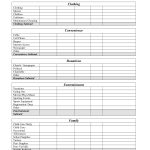 Monthly Budget Preadsheet Free Printable Worksheet Detailed Family | Dave Ramsey Printable Budget Worksheet