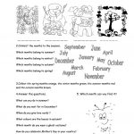 Months And Seasons Worksheet   Free Esl Printable Worksheets Made | Free Printable Seasons Worksheets
