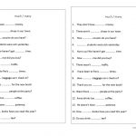 Much/many Exercise Worksheet   Free Esl Printable Worksheets Made | How Many How Much Worksheets Printable