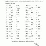 Multiplication Drill Sheets 3Rd Grade | Grade 9 Math Worksheets Printable Free With Answers