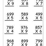 Multiplication Worksheets For 5Th Grade | Worksheetfun   Free | Fifth Grade Printable Worksheets