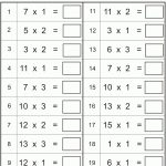 Multiplication Worksheets   Multiply Numbers1 To 3 | Math | Primary Maths Worksheets Free Printable