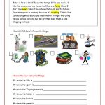 My Favourite Things . Worksheet   Free Esl Printable Worksheets | Archery Printable Worksheets