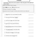 Nouns Worksheets And Printouts   Free Printable Pronoun Worksheets | Free Printable Pronoun Worksheets For 2Nd Grade