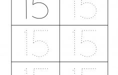 Printable Number Tracing Worksheets For Kindergarten