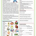 Our Easter Worksheet   Free Esl Printable Worksheets Madeteachers | Free Printable Easter Reading Comprehension Worksheets