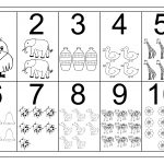 Picture Number Chart 1 10 | Printable Worksheets | Numbers Preschool | Printable Worksheets For Preschoolers On Numbers 1 10
