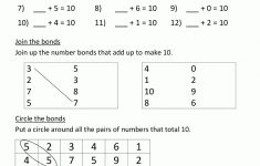 Pinblerta Prenga On Mat 2 | Number Bonds Worksheets, Kids Math | Free Printable Number Bonds Worksheets For Kindergarten