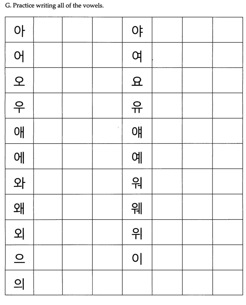 Pinerika J On Korean | Korean Language Learning, Korean Alphabet | Printable Korean Language Worksheets