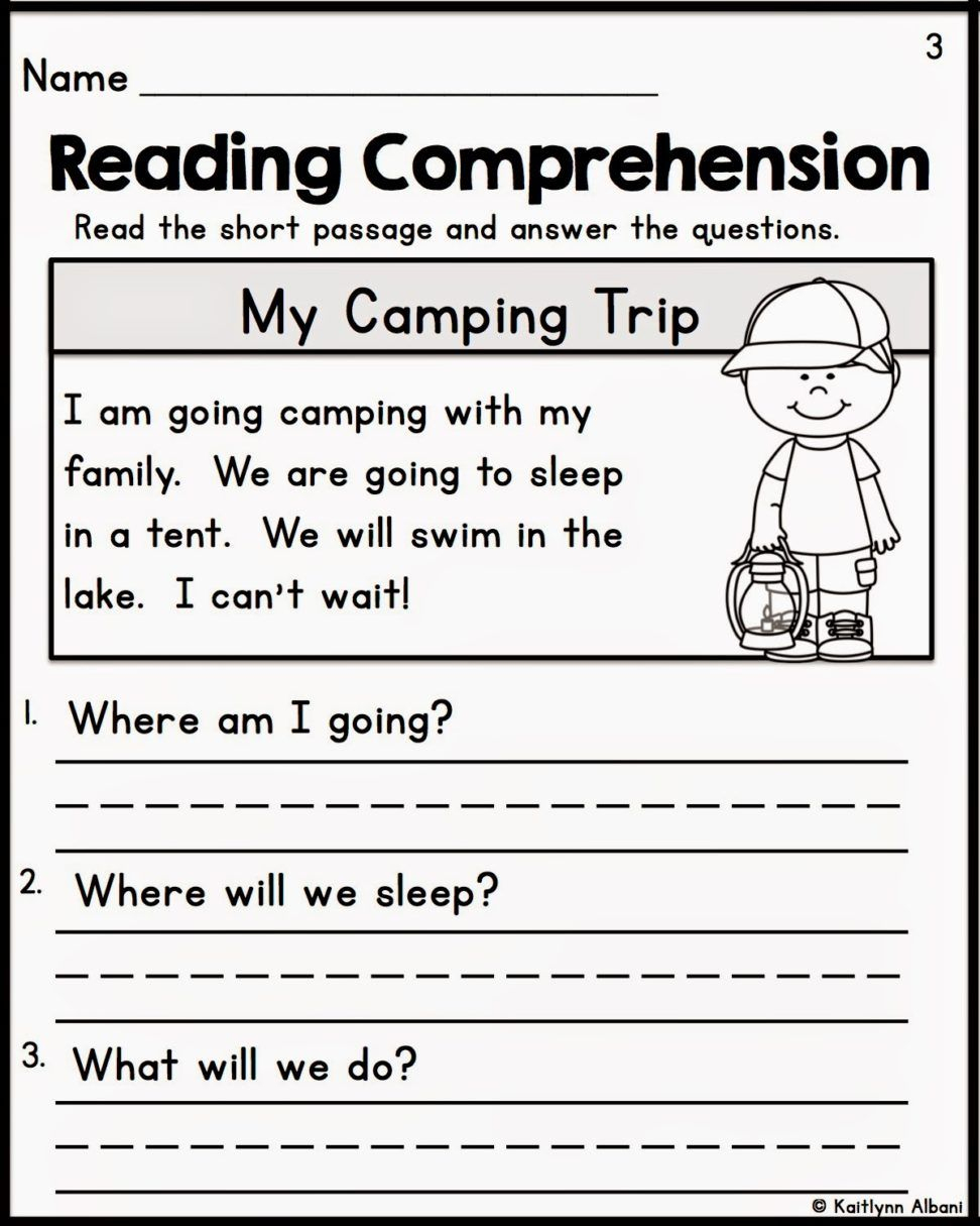 Pinkelly Matz On Ese | Free Reading Comprehension Worksheets | Free Printable Reading Comprehension Worksheets For Kindergarten