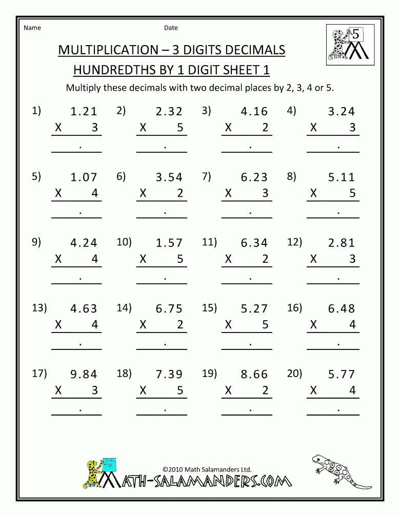 Pintychanda Carter On Math Worksheet | 4Th Grade Math Worksheets | Free Printable 5Th Grade Math Worksheets