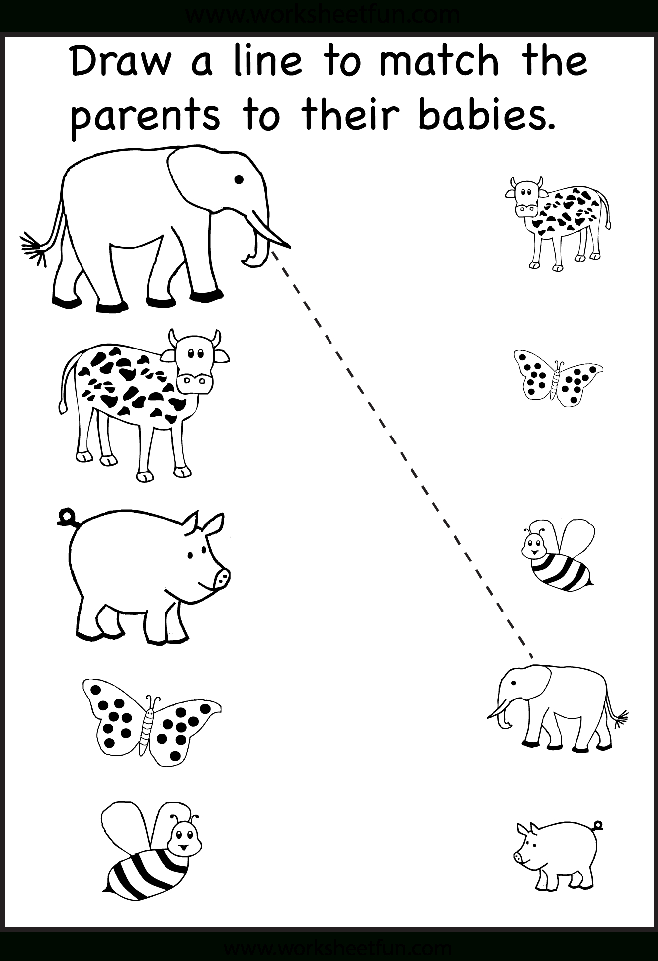 Preschool Matching Worksheet | Matching | Kindergarten Worksheets | Printable Matching Worksheets For Preschoolers